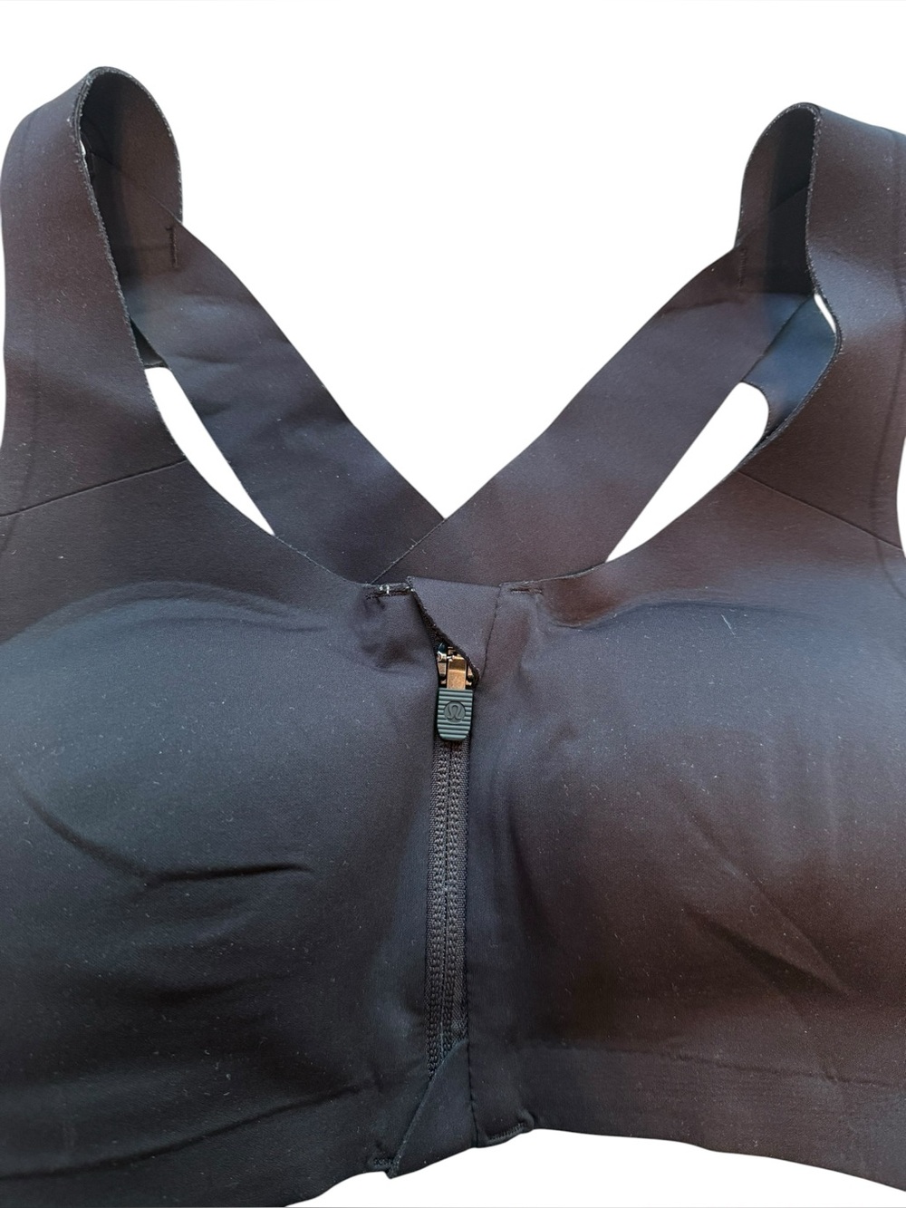 Lululemon Enlite Bra Zip Front in Black - Picture 6 of 9